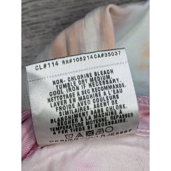 Joe's Womens Size 28 Pockets Tie Dye Multicolored Skinny Denim Jeans Jeggings - Picture 6 of 11